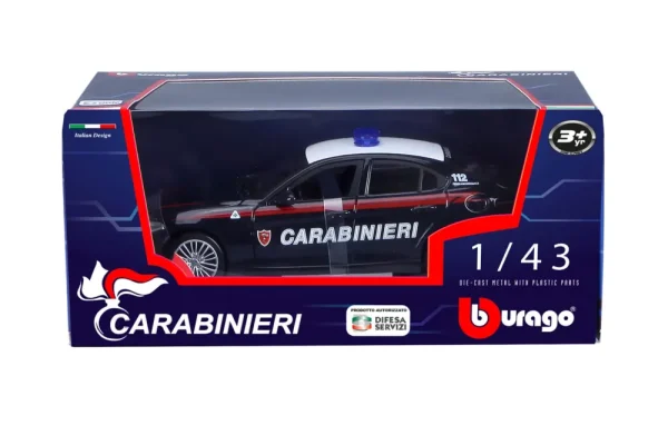 Best Assortimento Burago Carabinieri 1:43 Modellini Veicoli In Scala