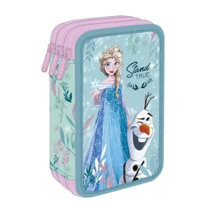 Flash Sale Astuccio Coolpack Frozen, Multiscomparto 3 Zip , Completo Con 46 Pezzi Scuola