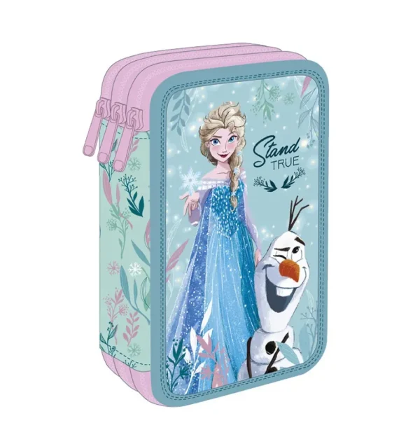 Flash Sale Astuccio Coolpack Frozen, Multiscomparto 3 Zip , Completo Con 46 Pezzi Scuola