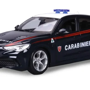 New Auto Alfa Romeo Con Licenza Ufficiale Carabinieri In Scala 1/24 Modellini Veicoli In Scala