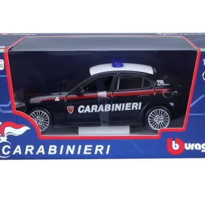 New Auto Alfa Romeo Con Licenza Ufficiale Carabinieri In Scala 1/24 Modellini Veicoli In Scala