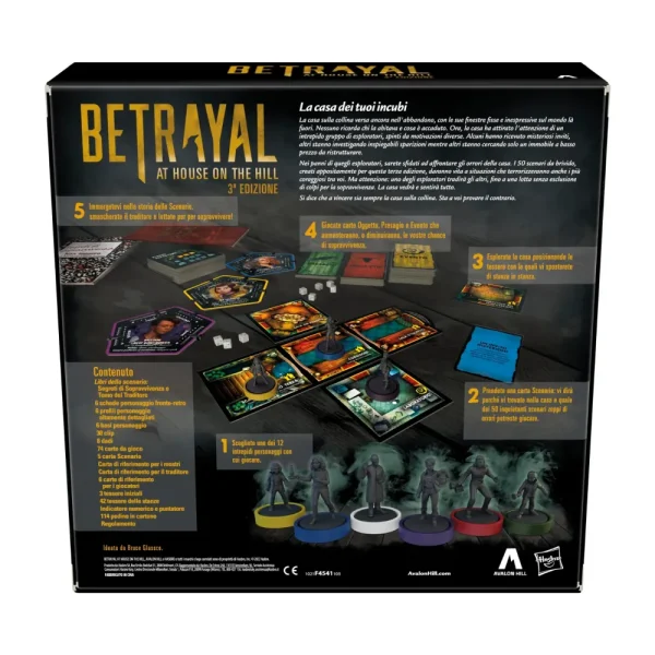 Discount Avalon Hill, Betrayal At House On The Hill, 3 Edizione Giochi Di Strategia