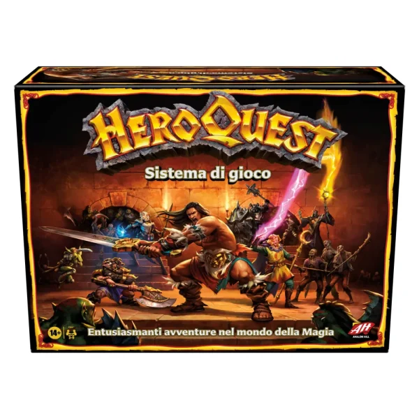 Best Avalon Hill Heroquest, Gioco Di Avventura Fantasy Con Oltre 65 Miniature, Dai 14 Anni In Su, Per 2-5 Giocatori (Versione Italiana) Giochi Di Strategia