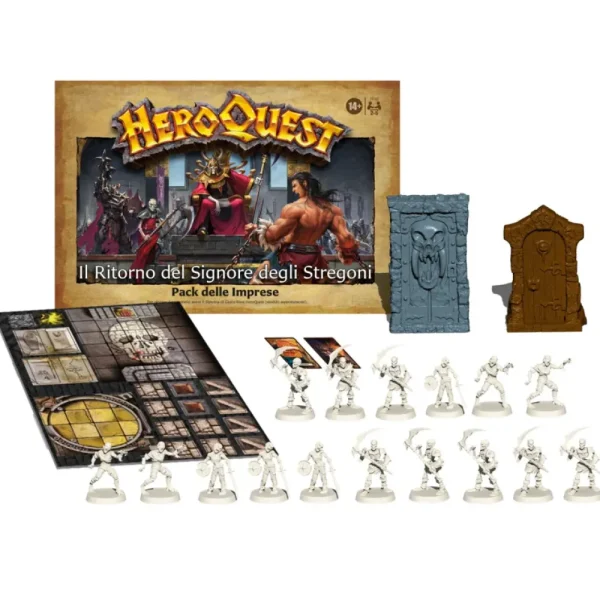 Flash Sale Avalon Hill, Heroquest, Il Ritorno Del Signore Degli Stregoni, Gioco Da Tavolo Per Adulti, Per Giocare E Necessario Avere Il Sistema Di Gioco Heroquest Giochi Di Strategia