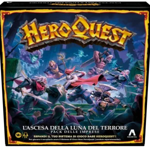 Clearance Avalon Hill, Heroquest, Pack Delle Imprese L'Ascesa Della Luna Del Terrore, E Necessario Avere Il Sistema Di Gioco Base Heroquest, Dai 14 Anni In Su Giochi Di Strategia