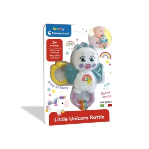 New Little Unicorn Rattle Sonaglino Neonato Con Massaggiagengive Trillini E Sonagli