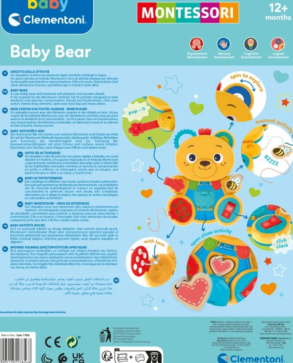 Fashion Montessori Baby Bear Giochi Di Apprendimento