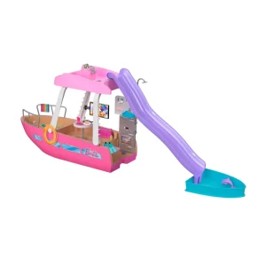 Fashion Barca Dei Sogni, Playset Con Piscina, Scivolo, Un Delfino E 20+ Accessori, 3+ Anni, Hjv37 Camper E Veicoli Per Bambole