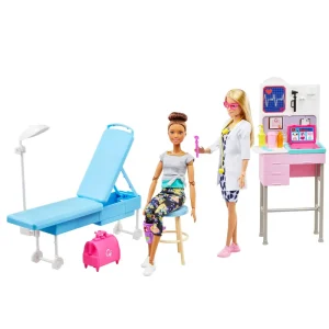 Hot Playset Con Bambola Medico, 20+ Accessori Medici E Tavolo Da Visita Fashion Dolls