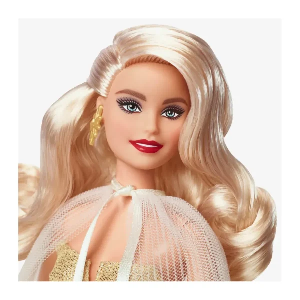 Flash Sale Signature Magia Delle Feste 2023, Bambola Da Collezione Con Capelli Biondi E Abito Dorato, Confezione Da Esporre, Regalo Per Le Feste, 6+ Anni, Hjx04 Fashion Dolls