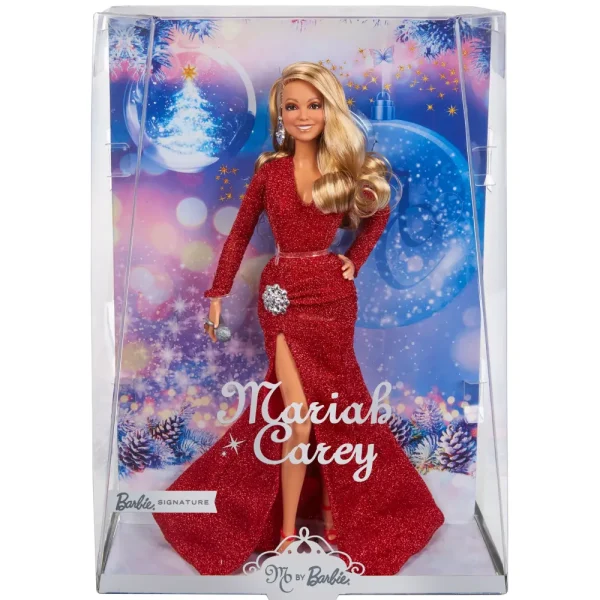 Cheap Signature Mariah Carey, Bambola Da Collezione Per Celebrare Il Natale, Con Scintillante Abito Rosso E Accessori Argentati Fashion Dolls