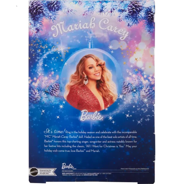 Cheap Signature Mariah Carey, Bambola Da Collezione Per Celebrare Il Natale, Con Scintillante Abito Rosso E Accessori Argentati Fashion Dolls