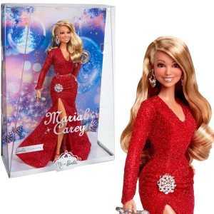 Cheap Signature Mariah Carey, Bambola Da Collezione Per Celebrare Il Natale, Con Scintillante Abito Rosso E Accessori Argentati Fashion Dolls