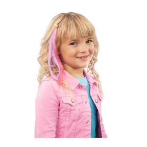 Sale Super Chioma Hairstyle Capelli Arcobaleno, Testa Pettinabile Con Capelli Biondi E Ciocche Arcobaleno Fluo Da Acconciare, Con Accessori Color Reveal, 3+ Anni, Hmd78 Fashion Dolls