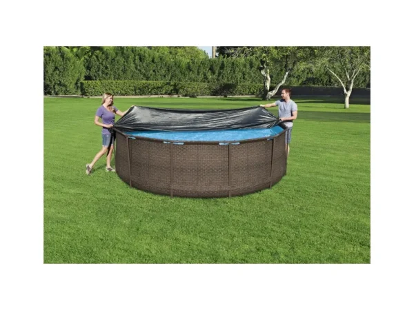 Shop Copripiscina Per Steel Pro Frame E Per Hydrium Splasher 366/360 Cm High-Density Piscine Da Giardino