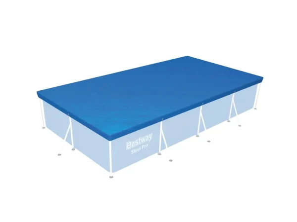 New Copripiscina Steel Pro Frame Rettangolare 400X211X81 Cm Piscine Da Giardino