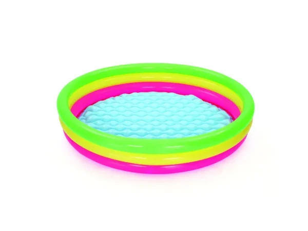 Shop Piscina Summer A 3 Anelli Color Con Fondo Gonfiabile 152X30 Cm Gonfiabili Per Bambini
