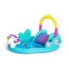 Cheap Play Center Magico Unicorno 274X198X137 Cm, Con Scivolo, Gioco Anelli E Bacchetta Magica Gonfiabili Per Bambini