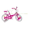 Store Bicicletta 14 Fucsia Bauletto, Cestello E Disco Colorato Nella Ruota Anteriore Inclusi Adatta Per Bambini Dai 5-7 Anni Biciclette Per Bambini