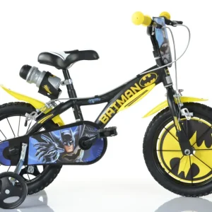 Best Sale Bicicletta Da Bambino Batman Ruota 14 Pollici Con Rotelle, Freno E Scudo Anteriore Adatta A 5-7 Anni Ideale Per Imparare A Pedalare In Autonomia Con Massima Sicurezza Biciclette Per Bambini