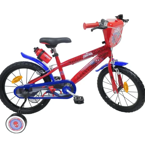 Store Bicicletta Per Bambini Dai 4 Ai 6 Anni Da 16 Pollici Di Spiderman Con Stabilizzatori Laterali Biciclette Per Bambini