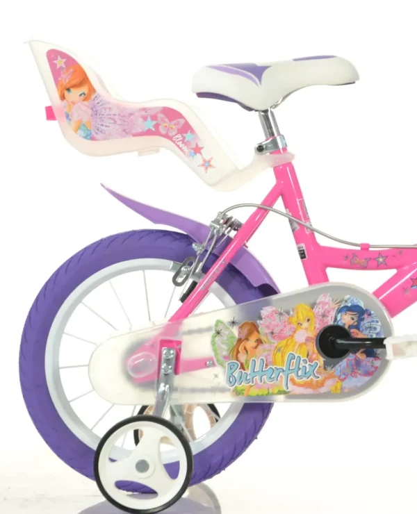 Hot Bicicletta 16" Con Portabambola, Freno E Cestino Anteriore Adatta Per Bambini Di 6-8 Anni Biciclette Per Bambini