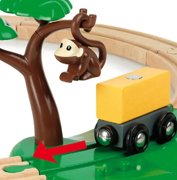 Outlet Starter Set Ferrovia Safari Costruzioni In Legno