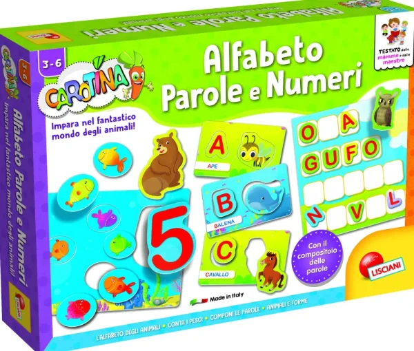 Online Carotina Alfabeto Parole E Numeri Primi Apprendimenti