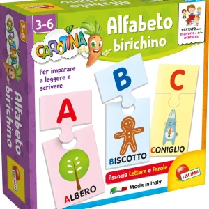 Online Carotina Quadrotte Alfabeto Birichino Primi Apprendimenti