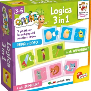 Discount Carotina Quadrotte Logica 3 In 1 . Primi Apprendimenti