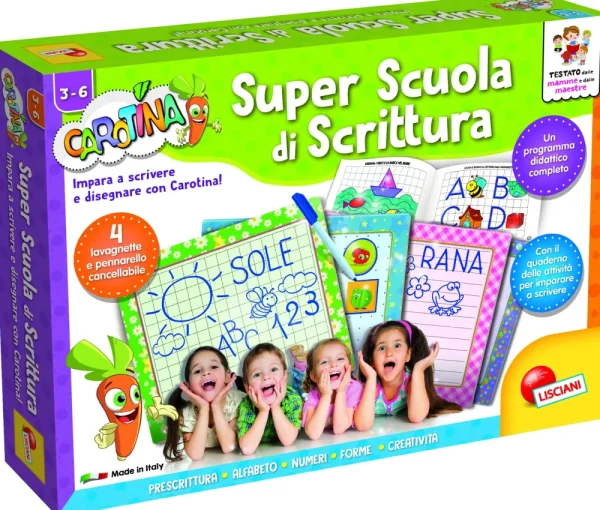 New Carotina Super Scuola Di Scrittura Primi Apprendimenti