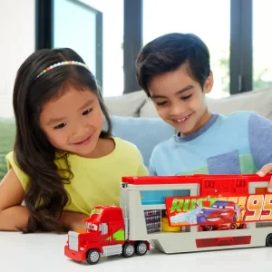 Flash Sale Mack Officina Cambia Colore, Playset Con Truck E Saetta Mcqueen Trasformabili Macchinine Bambini