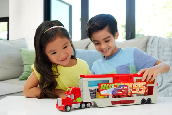 Flash Sale Mack Officina Cambia Colore, Playset Con Truck E Saetta Mcqueen Trasformabili Macchinine Bambini