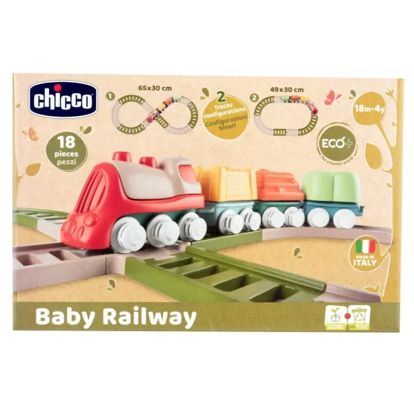 Store Trenino Con Playset Linea Eco+, 18 Mesi-3 Anni Giochi Di Apprendimento