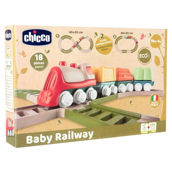 Store Trenino Con Playset Linea Eco+, 18 Mesi-3 Anni Giochi Di Apprendimento