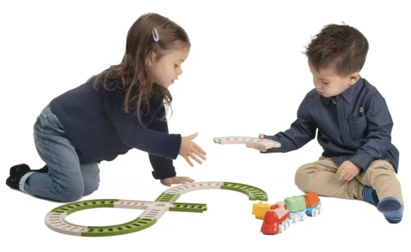 Store Trenino Con Playset Linea Eco+, 18 Mesi-3 Anni Giochi Di Apprendimento