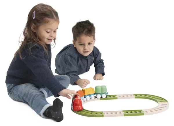 Store Trenino Con Playset Linea Eco+, 18 Mesi-3 Anni Giochi Di Apprendimento