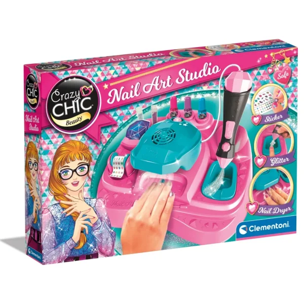 Sale Clementoni 18730 Nail Art Studio, Set Unghie Per Bambine Moda, Gioielli, Decorazioni, Cosmetici