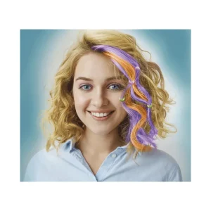 New Clementoni 18750 Trendy Hairstyle Colora Capelli Moda, Gioielli, Decorazioni, Cosmetici