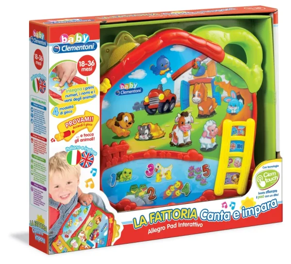 Clearance Clementoni 14989 La Fattoria Canta E Impara Giochi Di Apprendimento