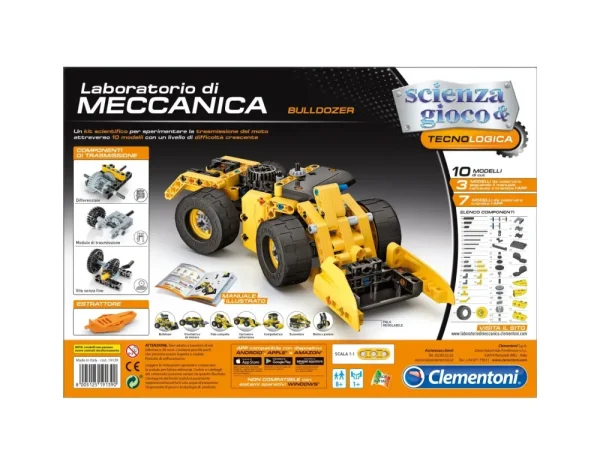 Cheap Clementoni 19139 Laboratorio Di Meccanica Buldozzer Giochi Stem