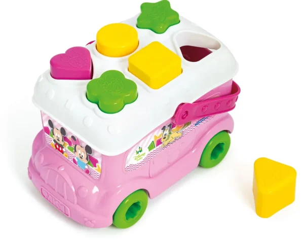 Clearance Clementoni 14933 Minnie Bus Inserimento Forme Giochi Di Apprendimento