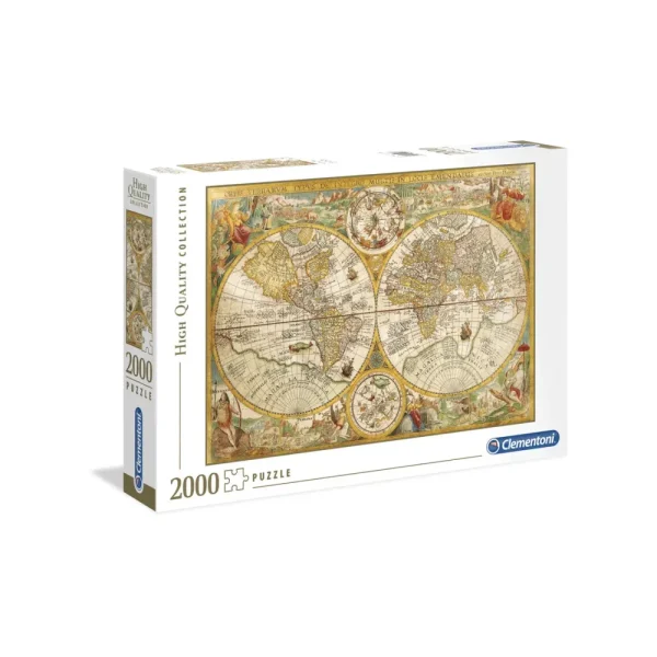 Cheap 32557 Puzzle 2000 Hqc Ancient Map 97 X 67 Cm Puzzle 2000 Pezzi