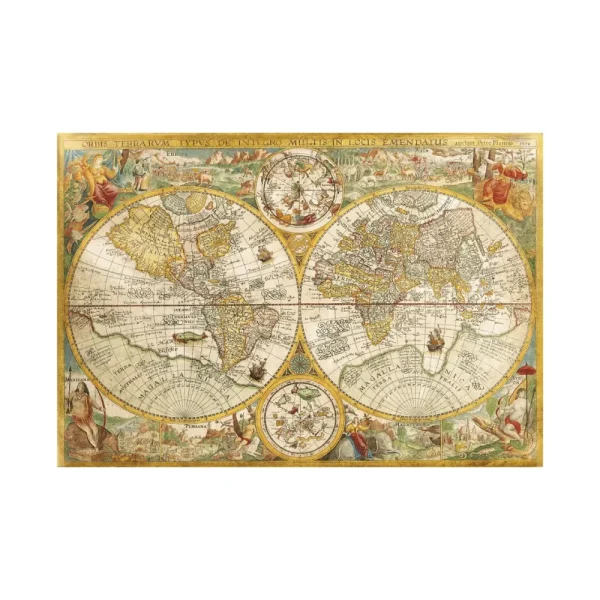 Cheap 32557 Puzzle 2000 Hqc Ancient Map 97 X 67 Cm Puzzle 2000 Pezzi