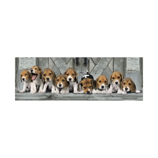 Best 39435 Puzzle 1000 Pan Beagles 98 X 33 Cm Puzzle 1000 Pezzi