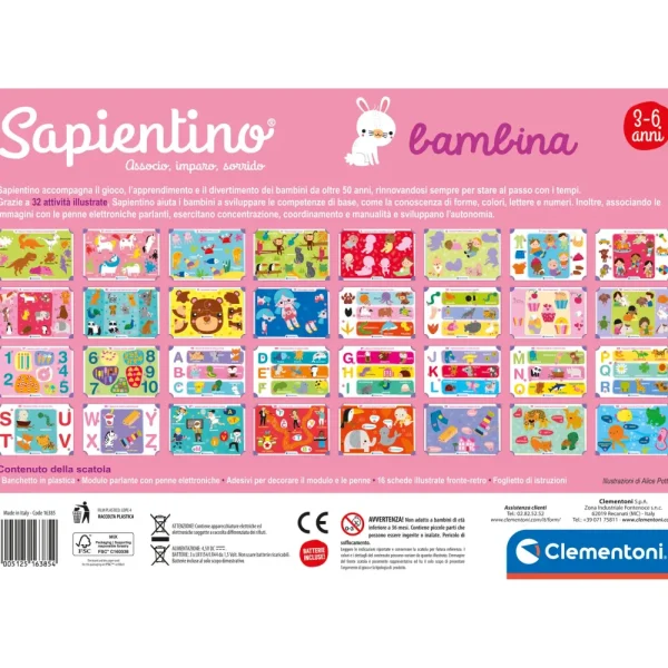 Shop Clementoni 16385 Bambina, Gioco Educativo Primi Apprendimenti