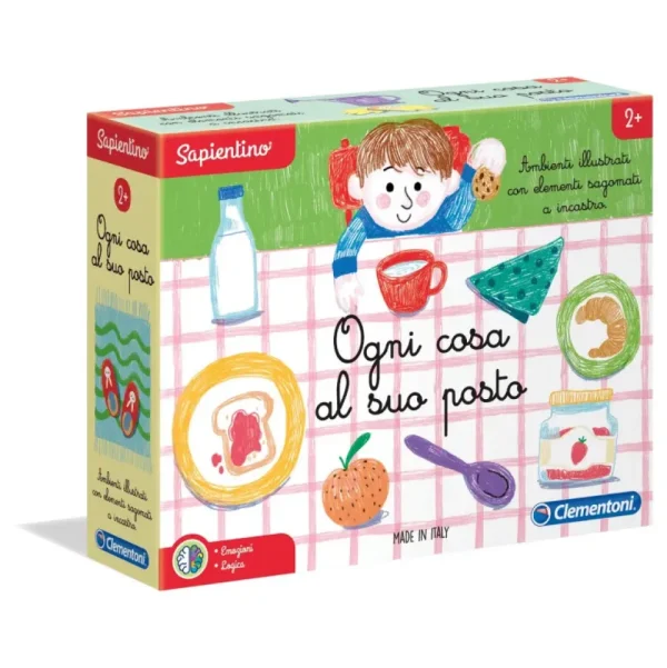 Discount Clementoni 161386 -Ogni Cosa Al Suo Posto, Gioco Educativo, Multicolore Primi Apprendimenti