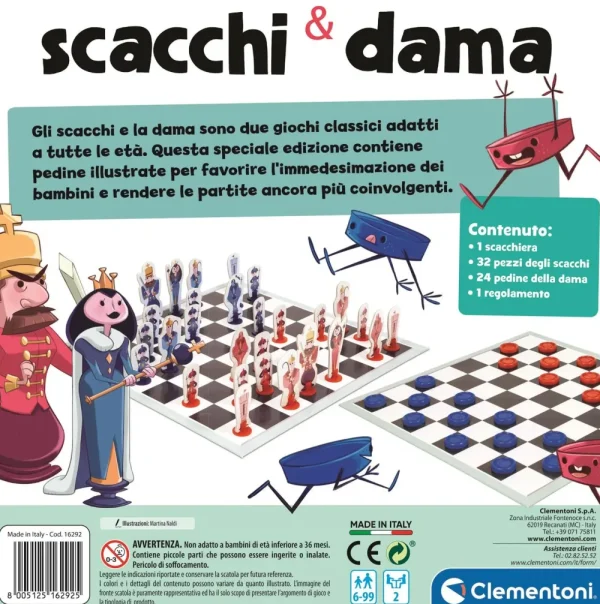 Discount 16292 Scacchi & Dama Giochi Di Societa Per Bambini