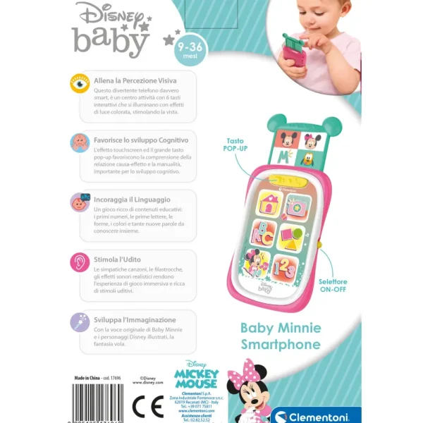 Discount Clementoni Disney Baby Smartphone, Telefono Interattivo Giochi Di Apprendimento