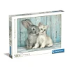 Clearance Puzzle High Quality Collection Cat & Bunny 500 Pezzi, Puzzle Adulti Puzzle 500 Pezzi